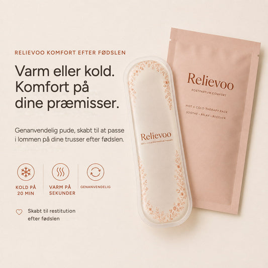 Relievoo perineal therapy pack and pouch: cold in about 20 minutes, warm in seconds, reusable rvpumpen rvhasar